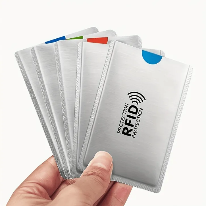 Étui porte-cartes anti-RFID, protection contre le vol et le piratage des cartes bancaires