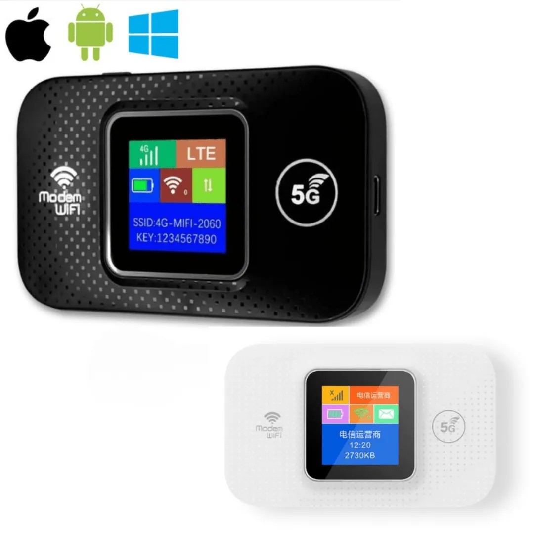 Routeur mobile 4G/5G portable USB, WiFi sans fil rapide 300Mbps pour voiture et usage nomade