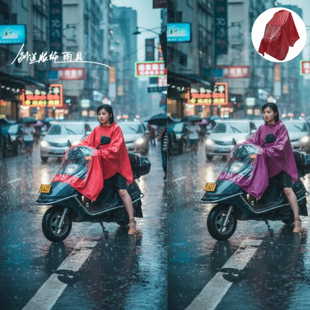 Imperméable de moto, résistant à l’eau, idéal pour conduire par temps de pluie (colleur aléatoire)