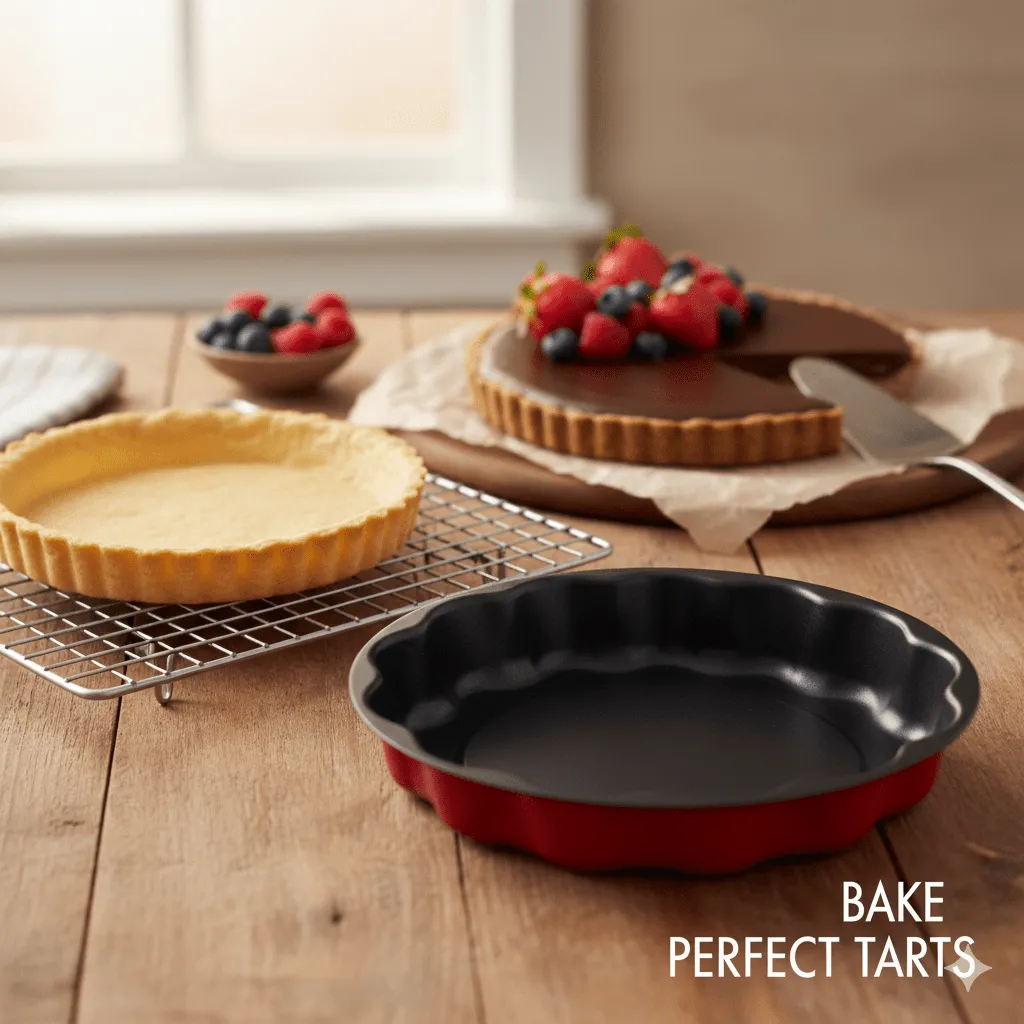 Moule à gâteau rond antiadhésif 30x5 cm – Cuisson homogène et démoulage facile
