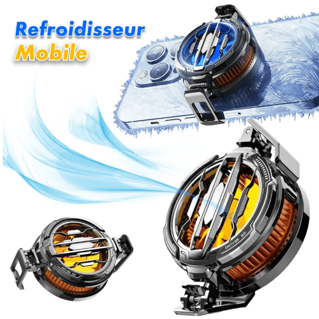 Ventilateur magnétique CX07 15 W – Refroidissement instantané pour téléphone et jeux vidéo