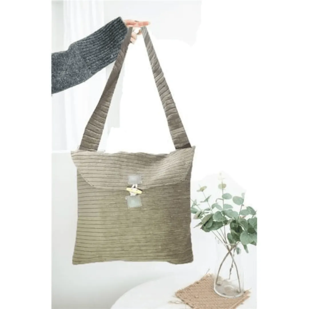 Sac en tissu léger pliable – Sac bandoulière unisexe compact