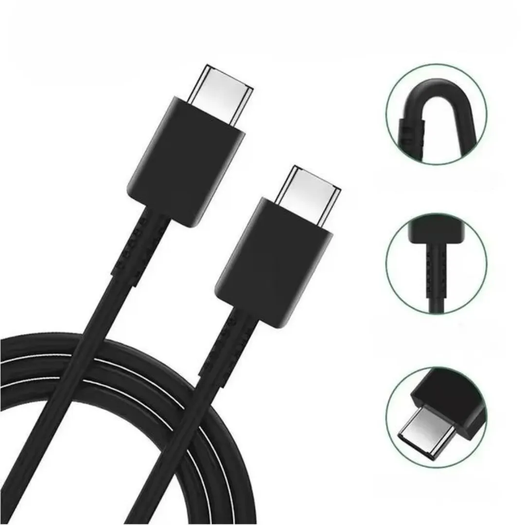 Câble USB-C vers USB-C 5A 1m, charge ultra rapide 2.0 pour Galaxy.