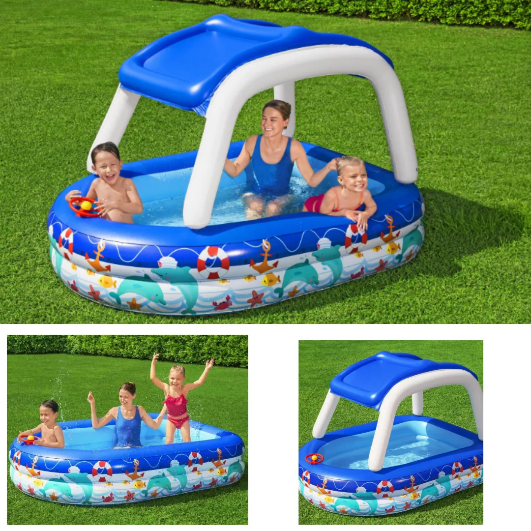 Piscine amusante pour enfants au thème marin