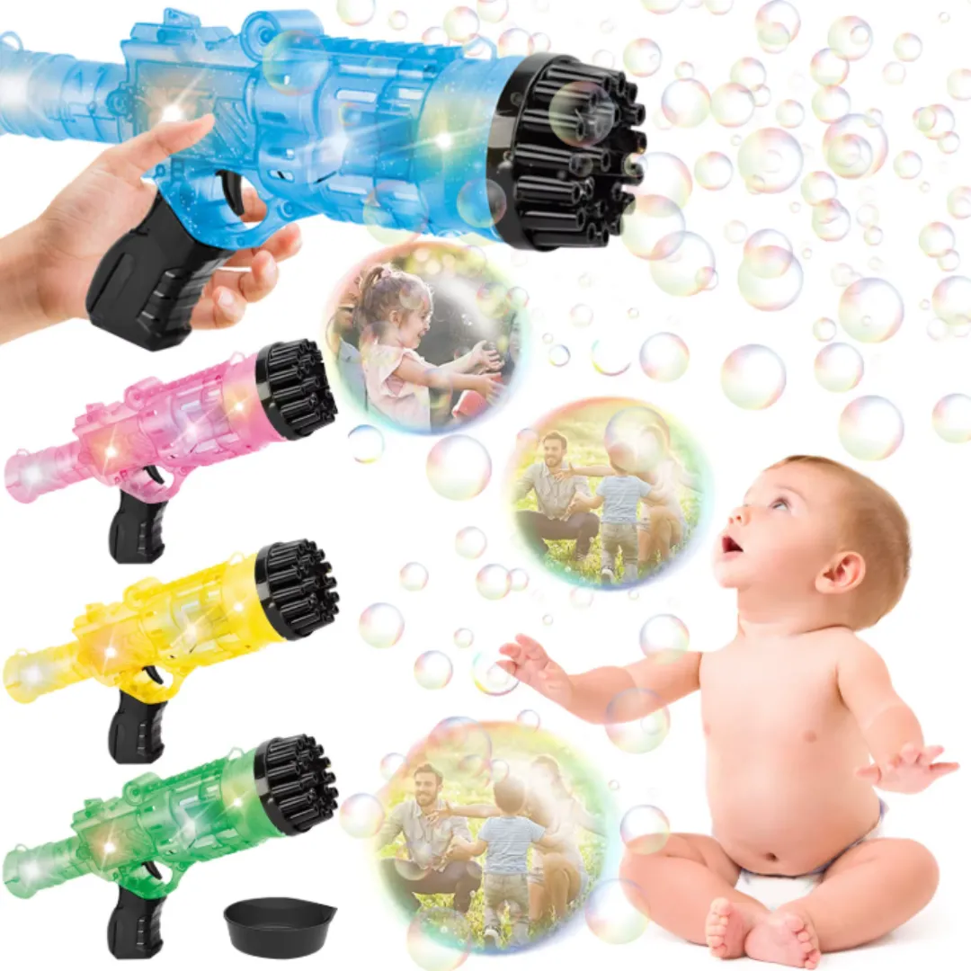 Machine à bulles automatique pour enfants, jouet extérieur idéal pour fêtes et cadeaux (colleuse aléatoire)