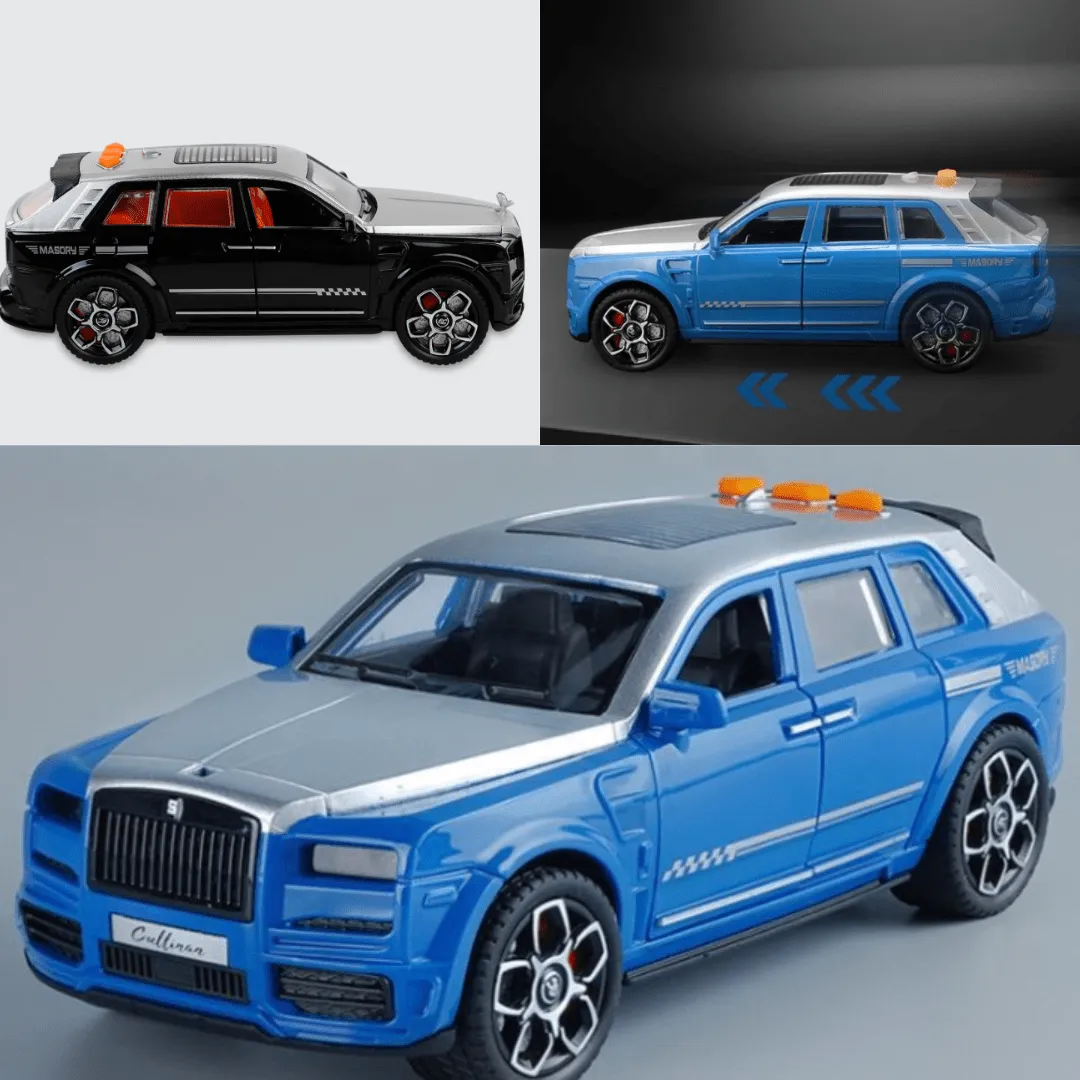 Voiture enfant haut de gamme avec effets lumineux et sonores, à propulsion manuelle (colleur aléatoire)