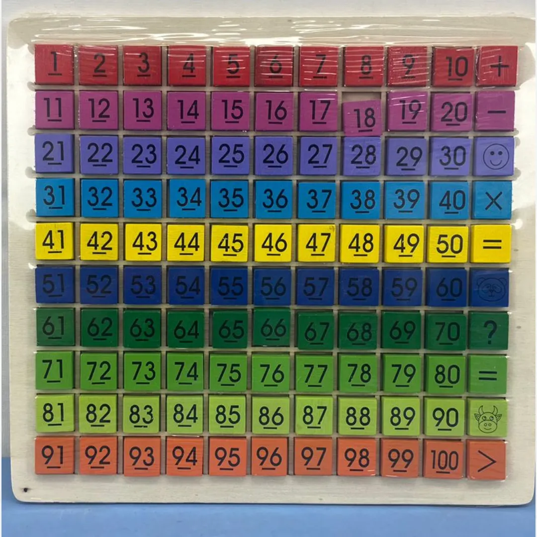 Plateau de tri en bois éducatif, jeu mathématique inspiré Montessori.