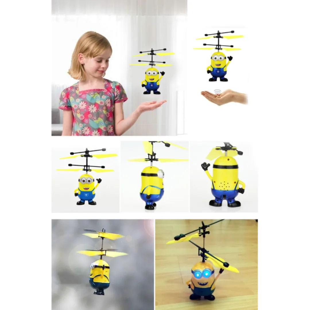 Jouet Minion volant à distance pour enfant