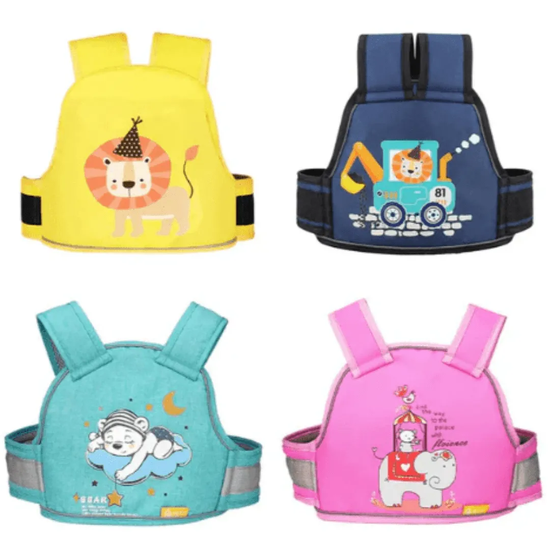 Harnais de sécurité enfant, ceinture réglable moto, porte bebe