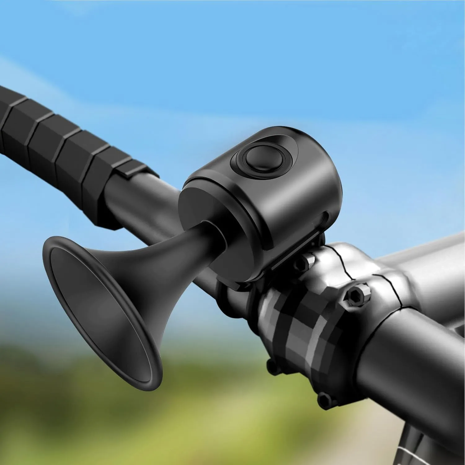 Avertisseur sonore électrique pour vélo 120 dB, alarme puissante pour cycliste.