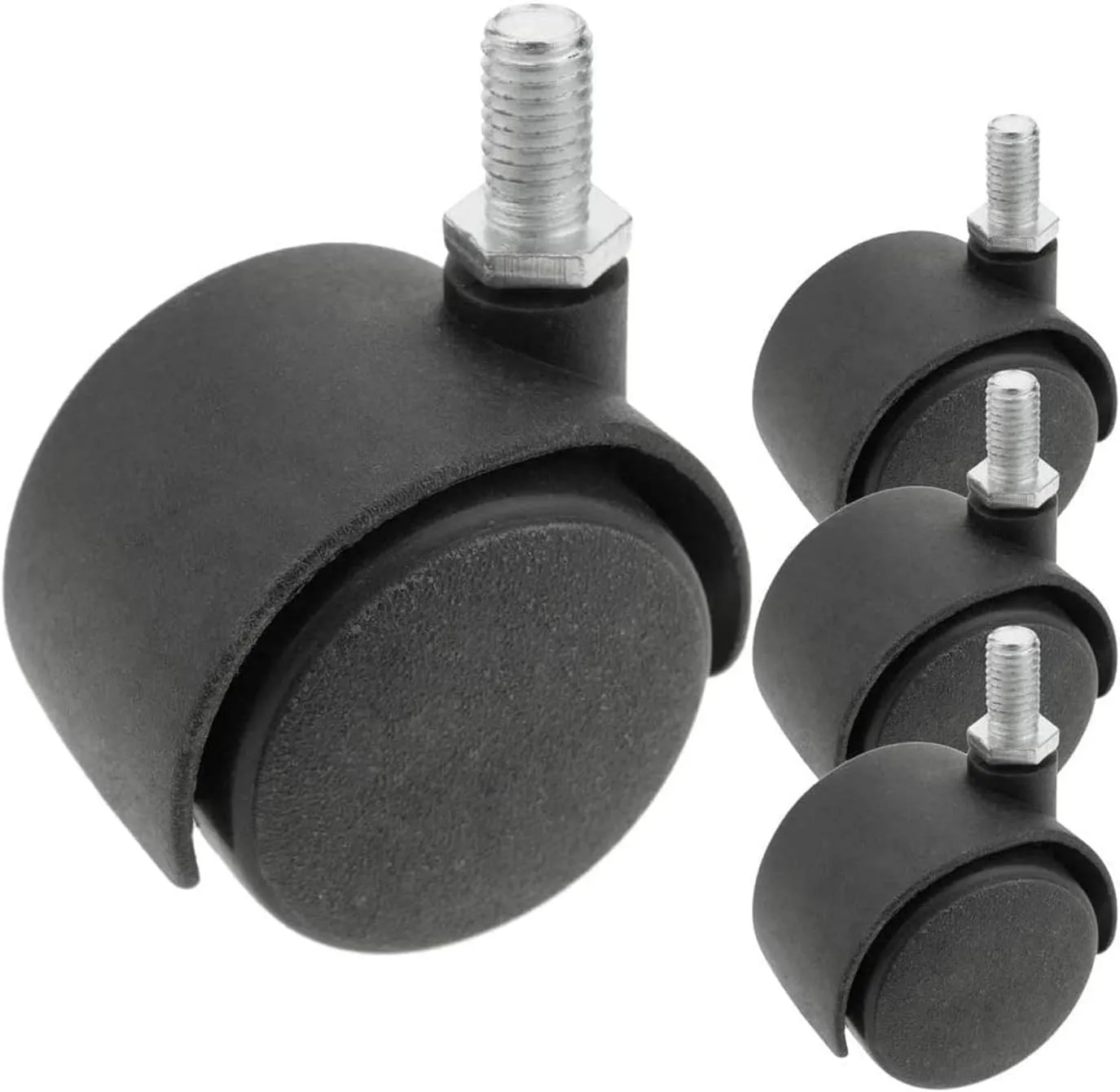 Roulettes pour Sols Durs 11mm / 50mm, Charge Maximale de 150 kg