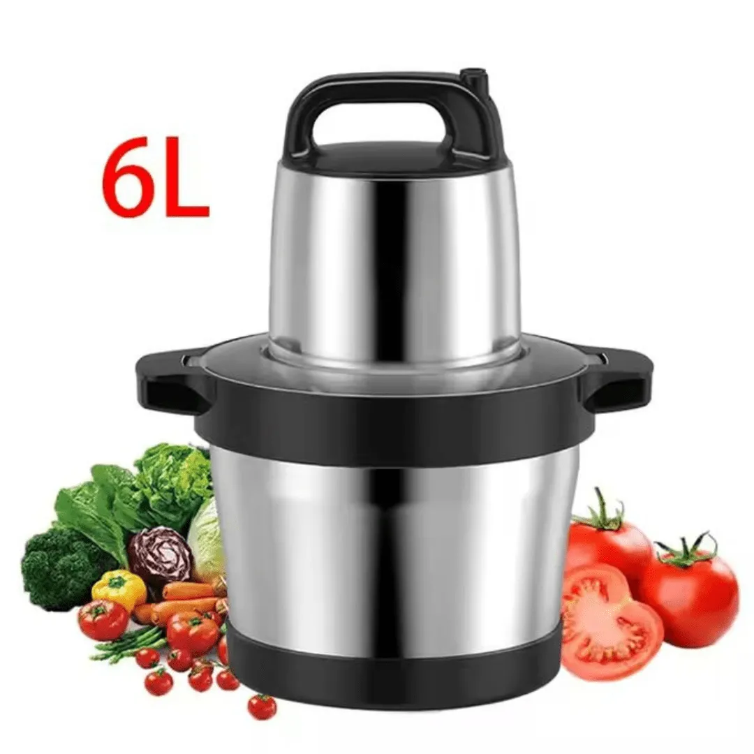 Hachoir électrique 6L en inox pour viande