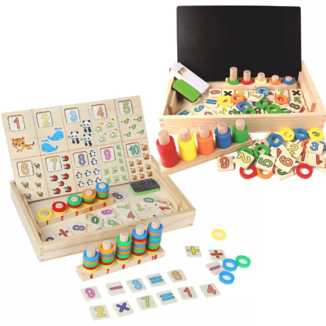 Jeu de concentration en bois pour enfants pour améliorer leurs compétences cognitives