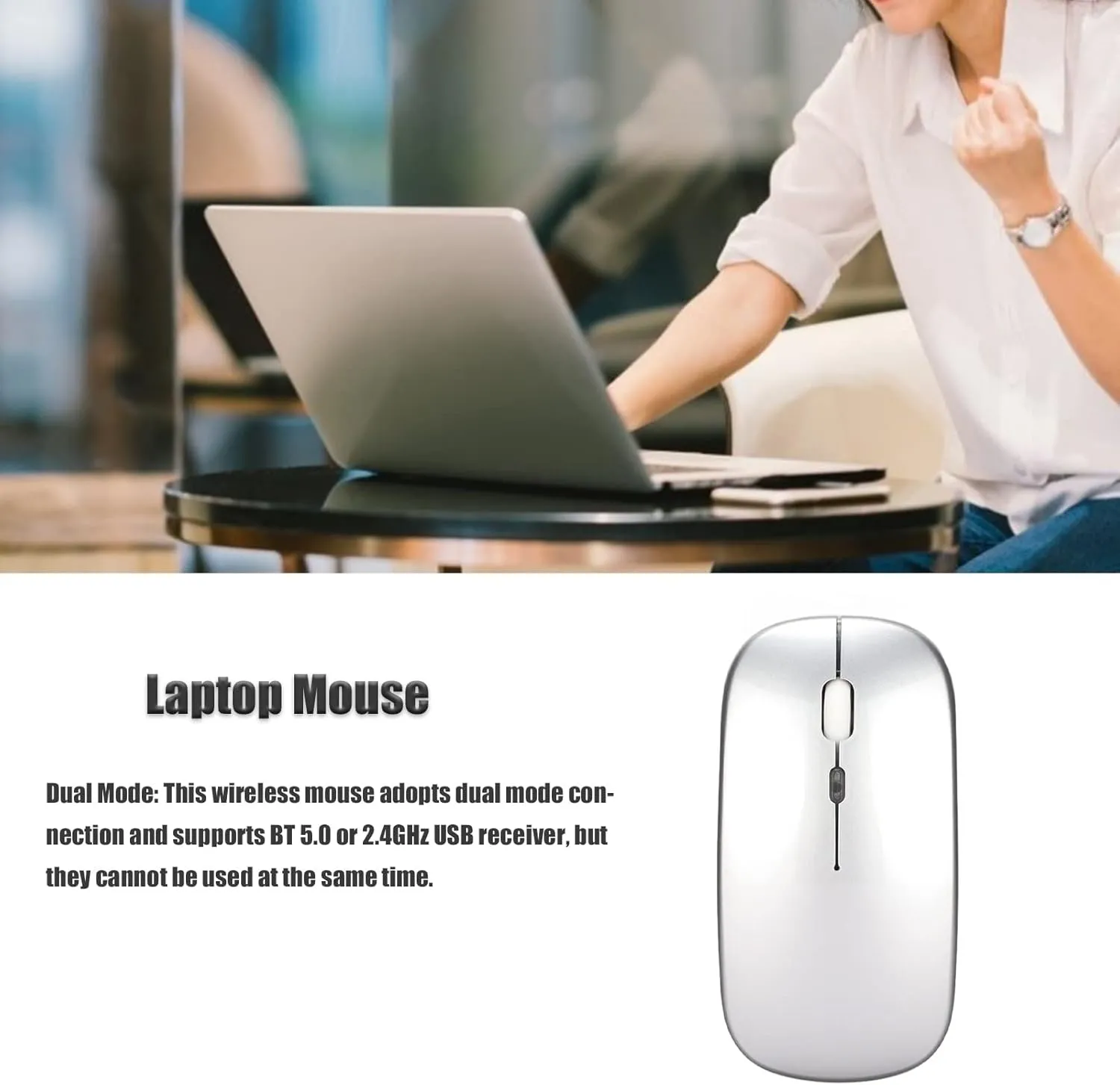 Souris Bluetooth classique et silencieuse : Confort et performance sans bruit
