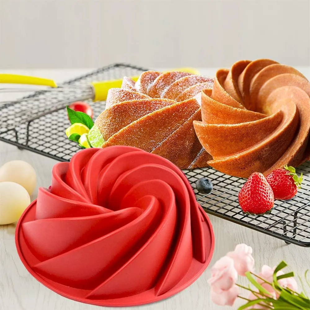 Moules en silicone pour gâteaux à la gelée : Flexibles, légers et faciles à nettoyer