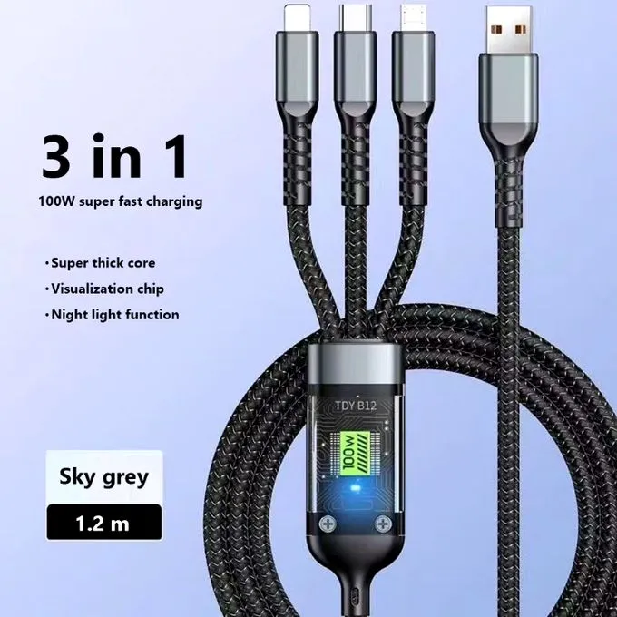 Charge Rapide 100W – Puissance et Efficacité pour Vos Appareils