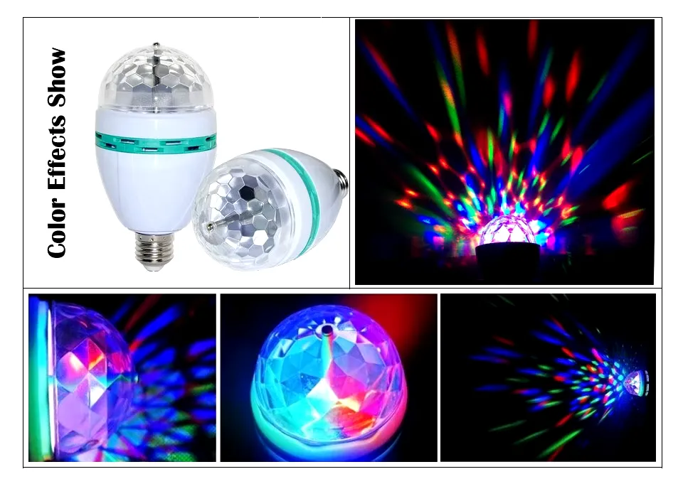 Faites de chaque occasion un moment spécial avec une lumière LED rotative multicolore