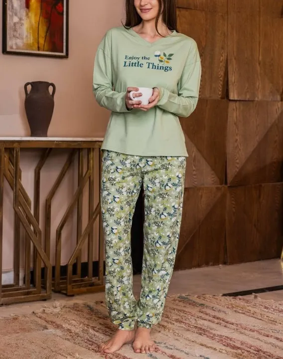 Kit de pyjama en modal à manches longues pour femmes