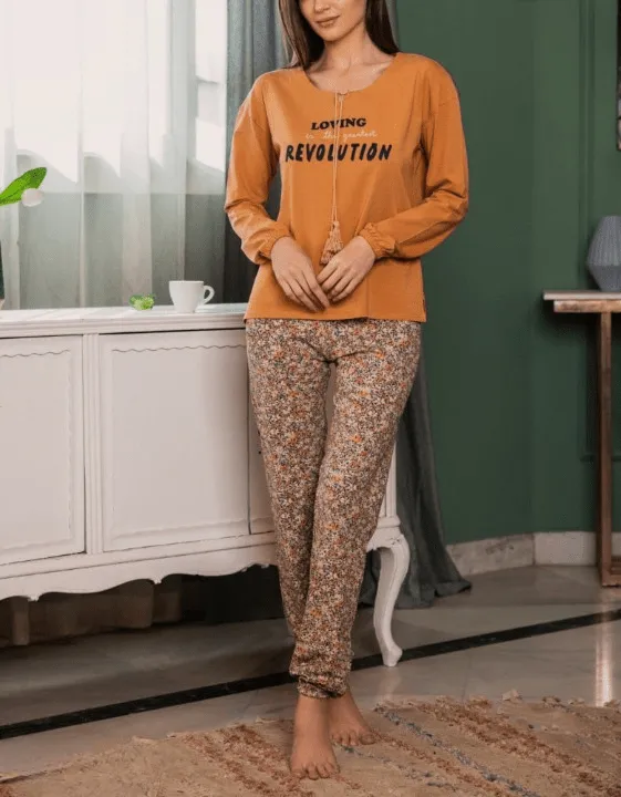 Pyjama Deux Pièces mignon pour filles, printemps et été