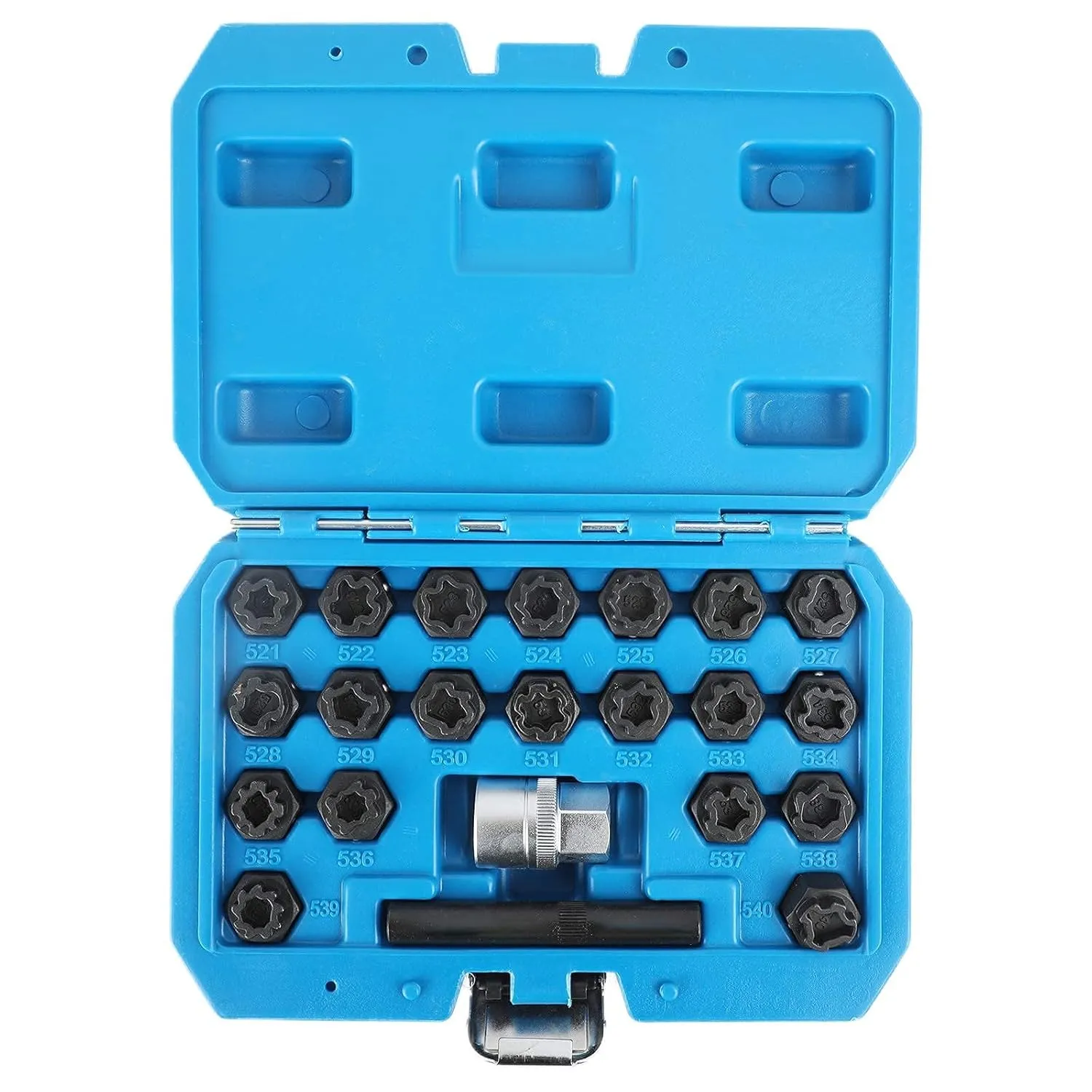 Kit de 22 Pièces pour Démontage d'Écrous de Verrouillage de Roue Antivol pour voiture