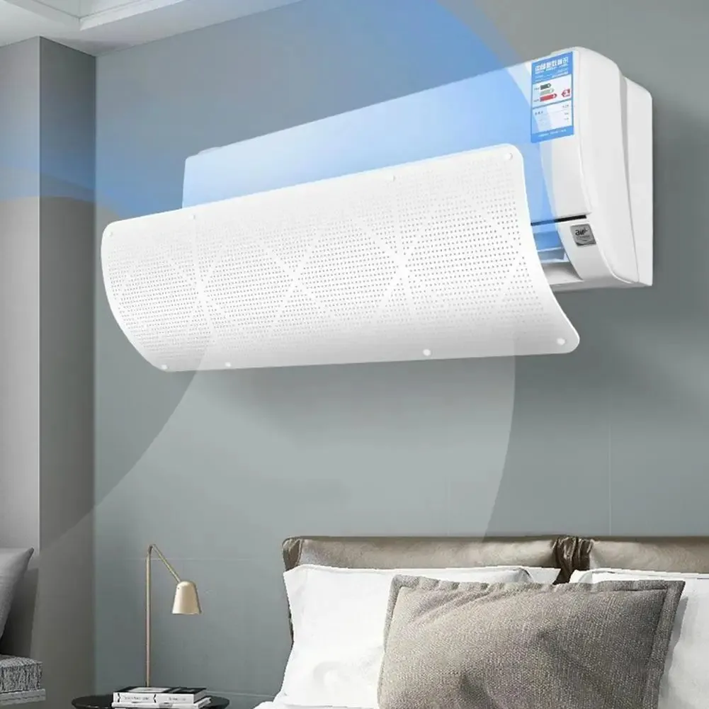 Déflecteur d'Air Rétractable en Plastique pour Climatisation à la maison et au bureau