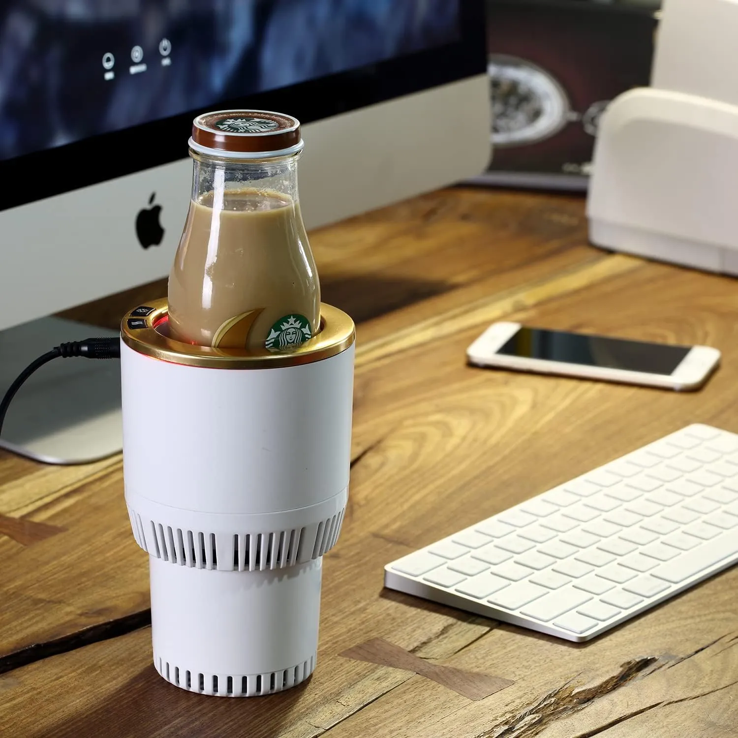Mini Réfrigérateur de Voiture Portable Intelligent pour boisson, lait café, thé 12V