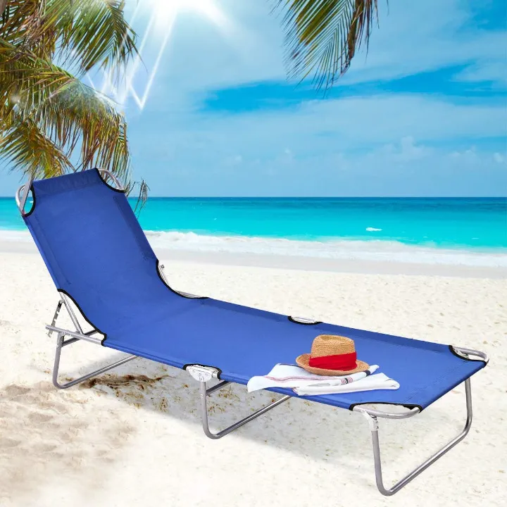 Lit de Camping Pliable Portable pour jardin et camping en plein air