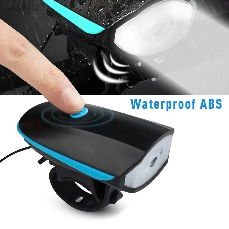 Phare de vélo rechargeable USB polyvalent avec 3 modes d'éclairage étanche