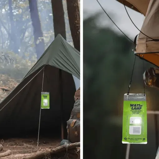 Lampe d'eau salée Portable à LED,lampes d'urgence, camping, pêche de nuit
