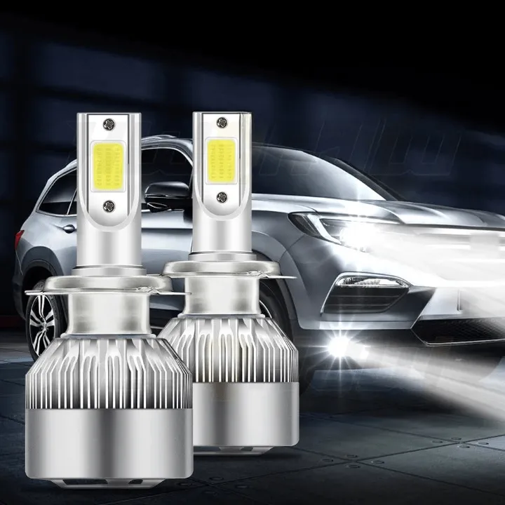 Ensemble de 2 Phares Avant LED Ultra-lumineux pour Voiture