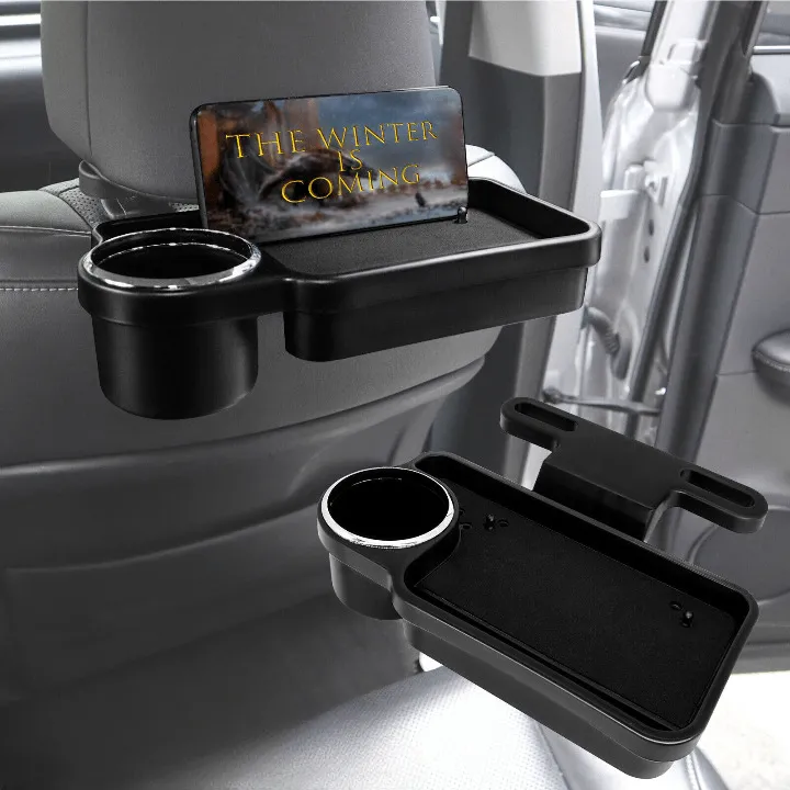 Porte-Gobelet de Table et Support de Téléphone Portable pour Appui-tête de Voiture