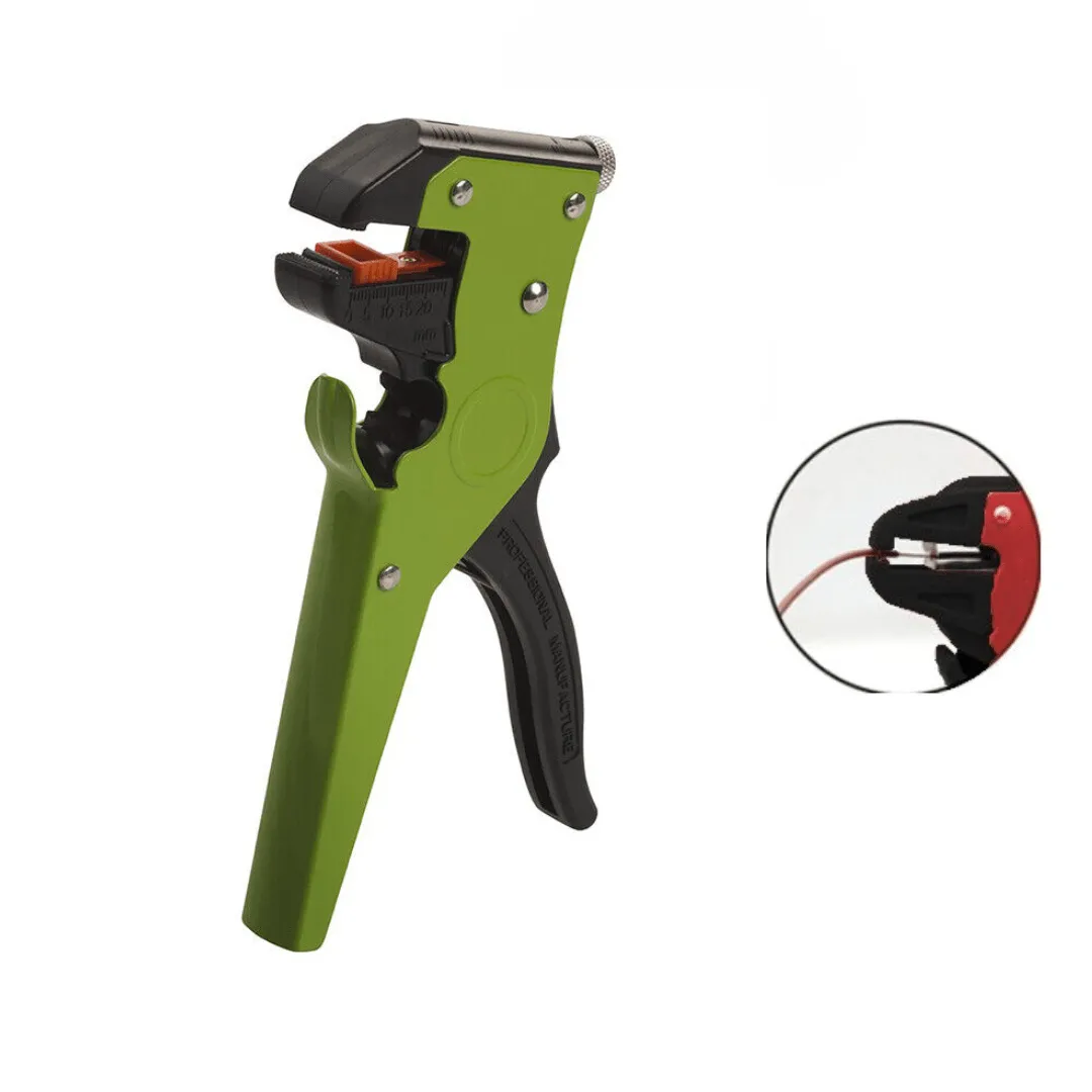 Pince Professionnelle pour Dénuder Automatique 2 en 1,coupe-câble, sertissage de fil,175mm