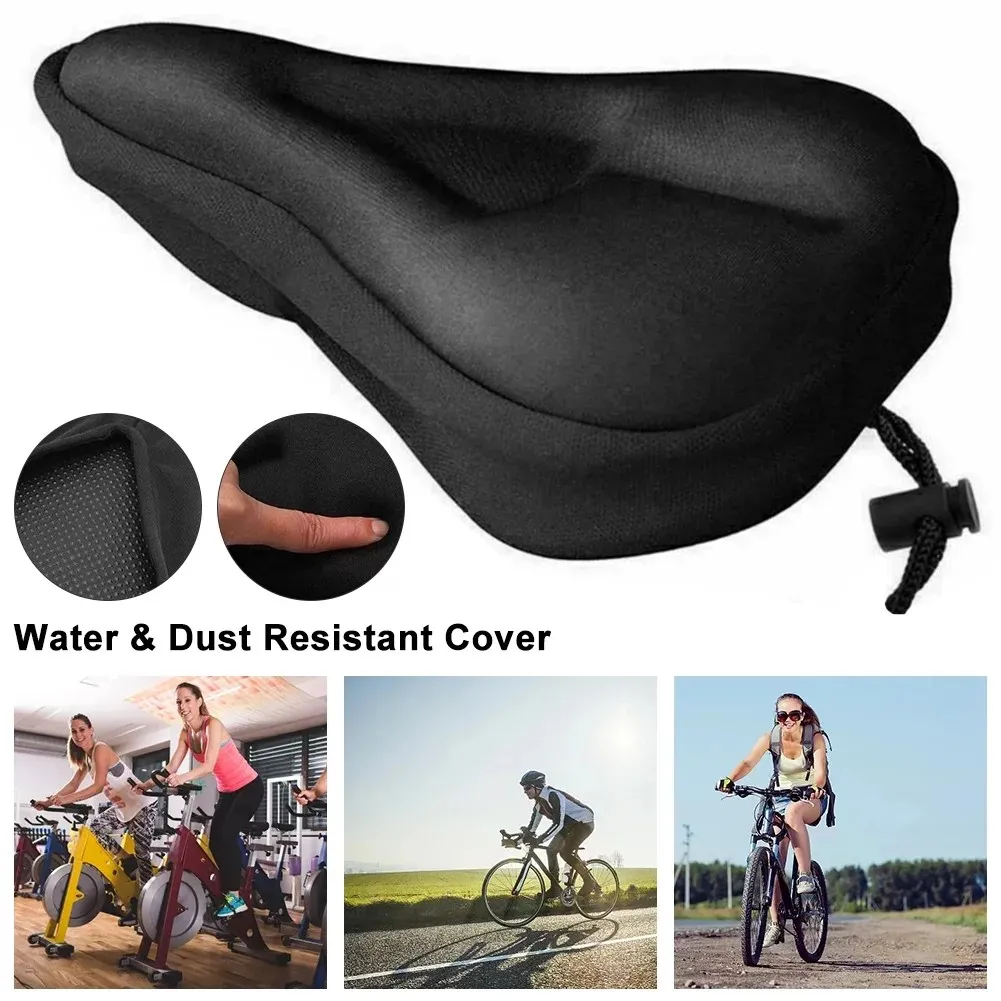 Coussin de siège de vélo rembourré pour hommes et femmes