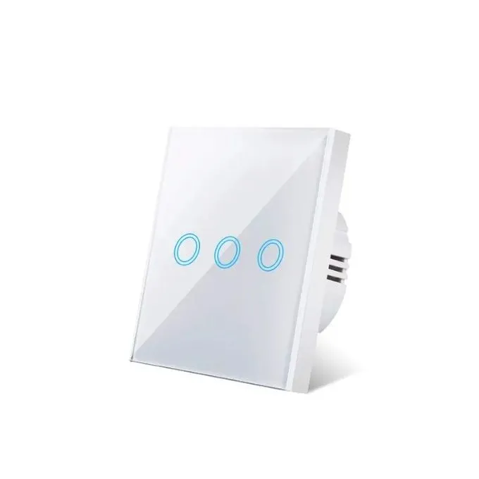Élégance Intuitive L'Interrupteur AC100 240V à Touche Blanche