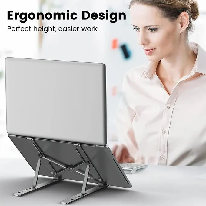 Élégant support en aluminium pour une expérience d'ordinateur portable haut de gamme