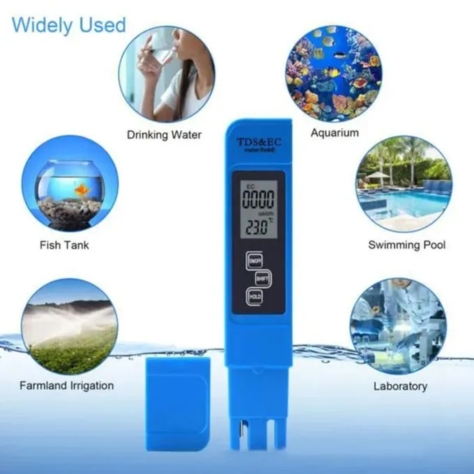 AquaTech Pro Testeur Numérique Multifonctionnel pour une Eau de Qualité