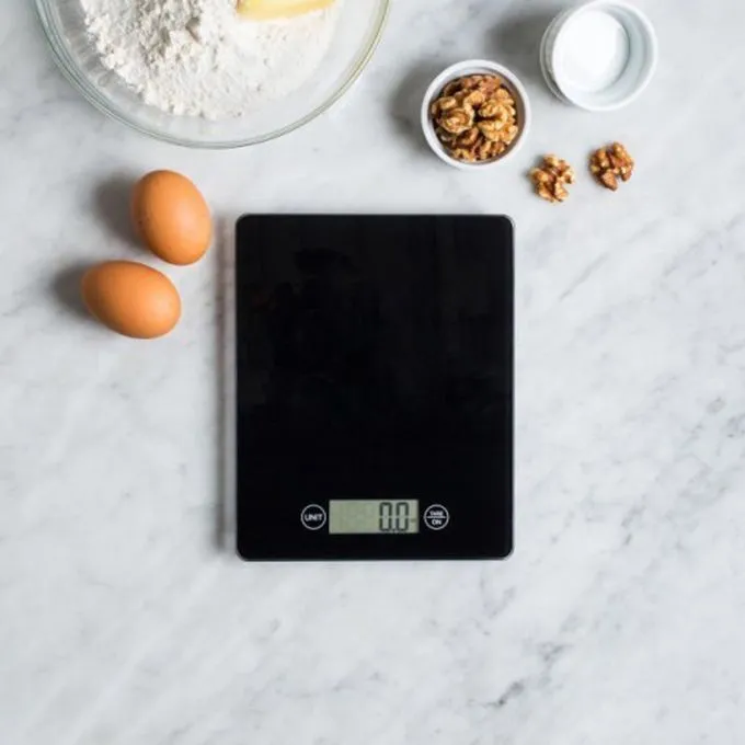 Précision et élégance La Balance de Cuisine Numérique en Verre Max 5Kg