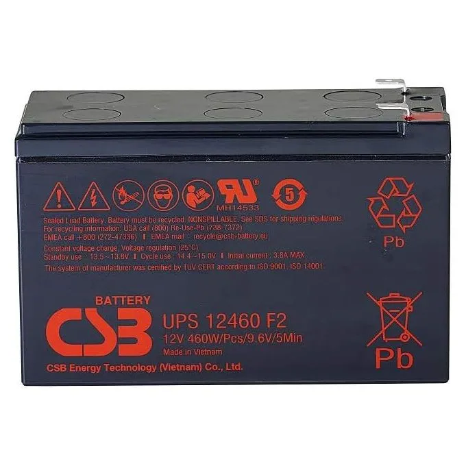 Puissance Inégalée Découvrez la Batterie au Plomb CSB HR1234W F2 12V 34W