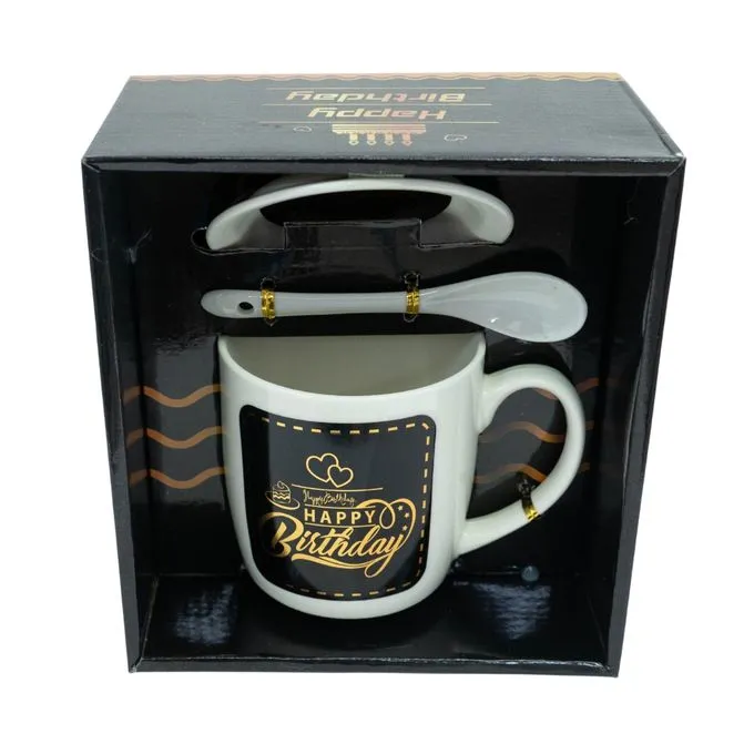 Un Toast d'Anniversaire avec notre Tasse à Café Festive