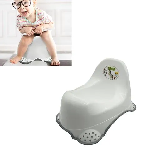 Pot de toilette pour bébé avec poignée antidérapante et design stable