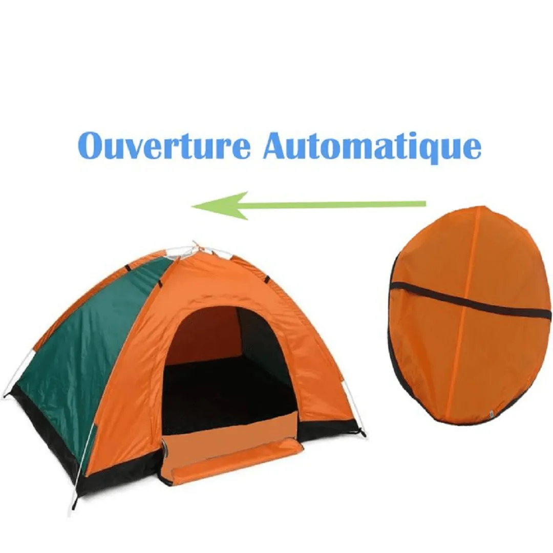 Tente automatique à ouverture rapide avec porte anti moustiques