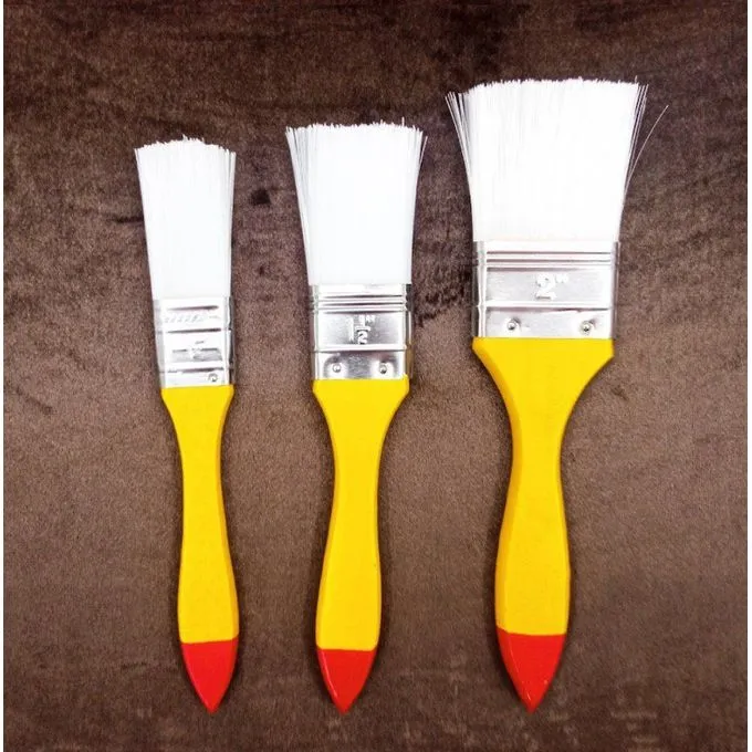 Triomphe artistique  Ensemble de 3 Pinceaux Professionnels pour Peinture et Huilage