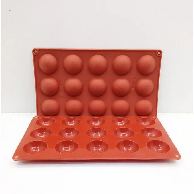 Pâtisserie Précise Moule en Silicone 15 Trous pour Chefs Inspirés