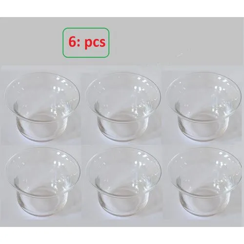Bols Polyvalents Transparents pour toutes les Occasions (6 pièces)