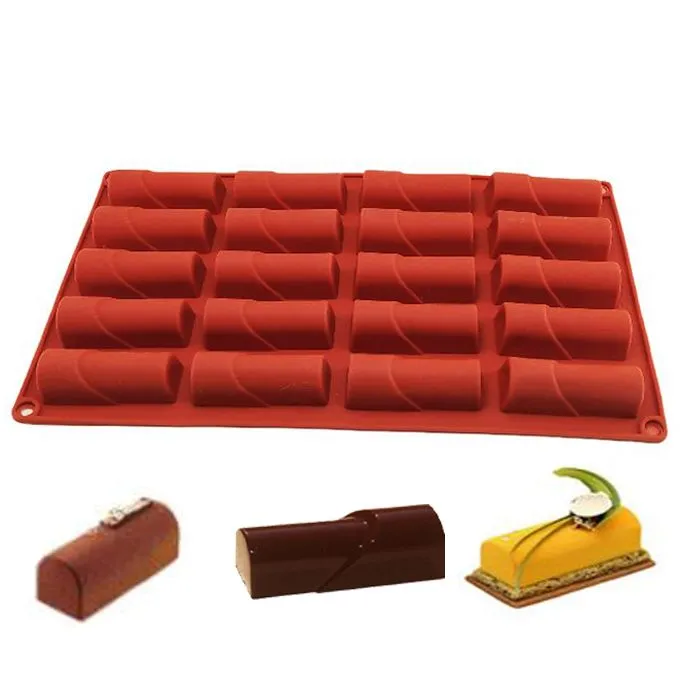 Créez des Délices Chocolatés Moule à Gâteaux en Silicone pour Pâtisserie Gourmande