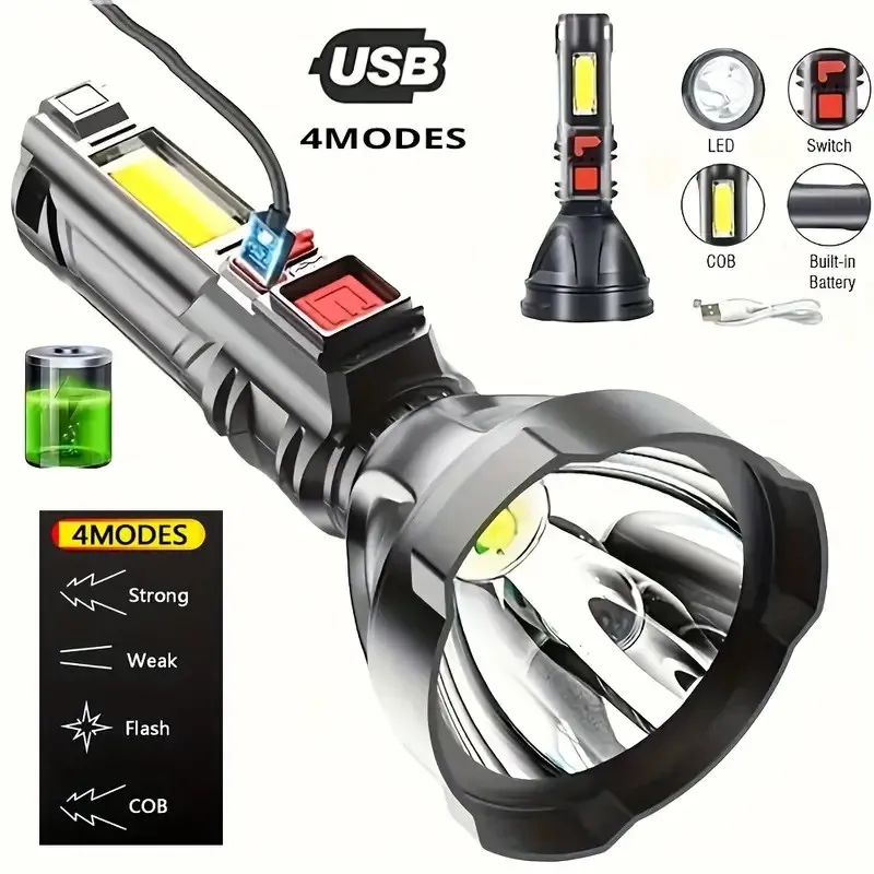 Lampe Torche LED Ultra Bright Éclairez votre chemin avec puissance et style
