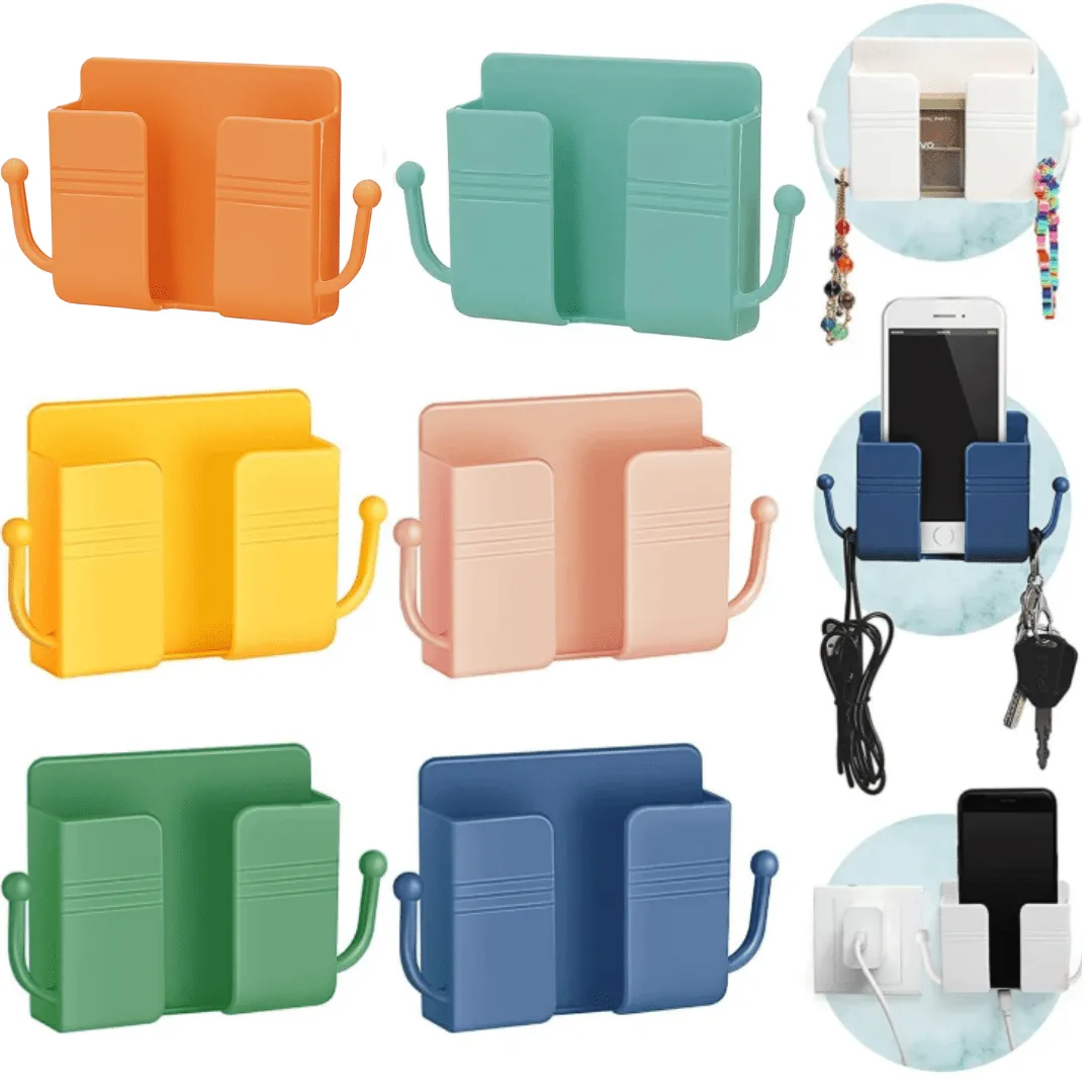 Étagère Design pour Appareils Électroniques et Gestion des Clés (colleur aléatoire)