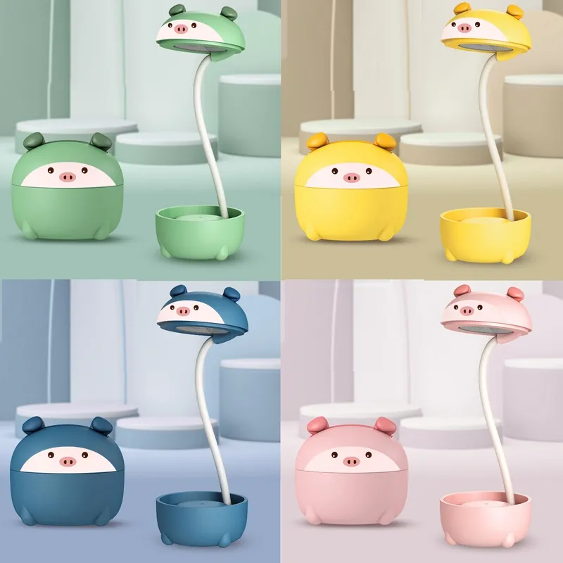 Éclairez vos études avec style grâce à notre lampe de bureau portable piggy