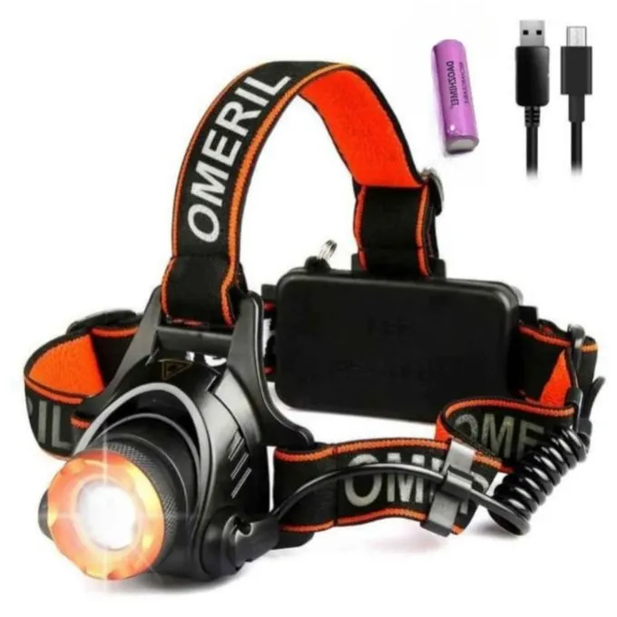 Éclairez Votre Aventure Lampe Frontale LED Rechargeable pour Randonnée et Camping