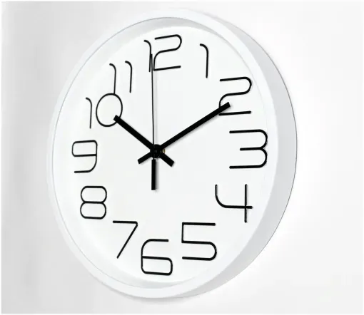 Horloge Digitale Murale 30x30cm Discrétion, Précision, Esthétique
